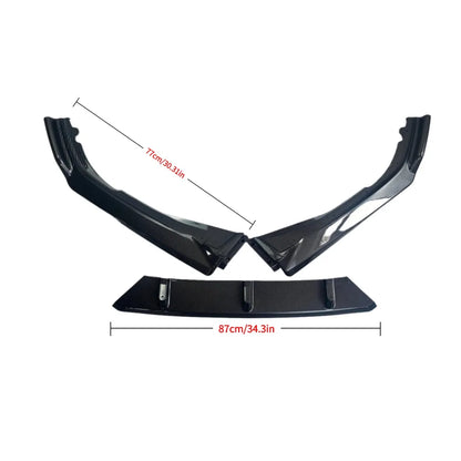 Front Bumper Protector Lip Chin Splitter For Honda Accord 10th Sedan 2017-2022 ABS Car Exterior Parts Tuning Styling Accessories