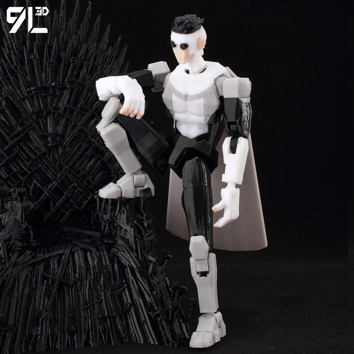 9L3D Superhero Team Invincible Boy Heroes Action Figure Lucky13 Dummy13 Multi-Colored T13 Multi-Jointed Collectible Toys Titan13