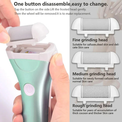 Rechargeable Electric Foot Grinder - USB Powered Callus Remover with Adjustable Speeds, for Men & Women's Pedicure and Self-Care