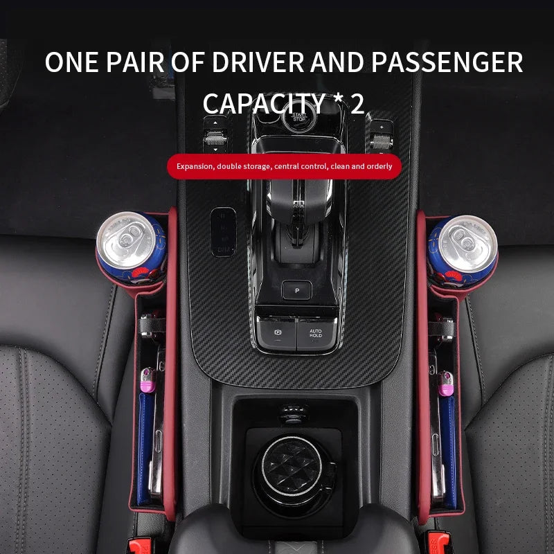 Car Seat Gap Multifunction Crevice Storage Box Seat Gap Cup Holder For BMW M3 M4 M5 E39 E46 E60 E90 F10 F20 F30 F01 X1 X3 X5 X7
