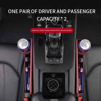 Car Seat Gap Multifunction Crevice Storage Box Seat Gap Cup Holder For BMW M3 M4 M5 E39 E46 E60 E90 F10 F20 F30 F01 X1 X3 X5 X7