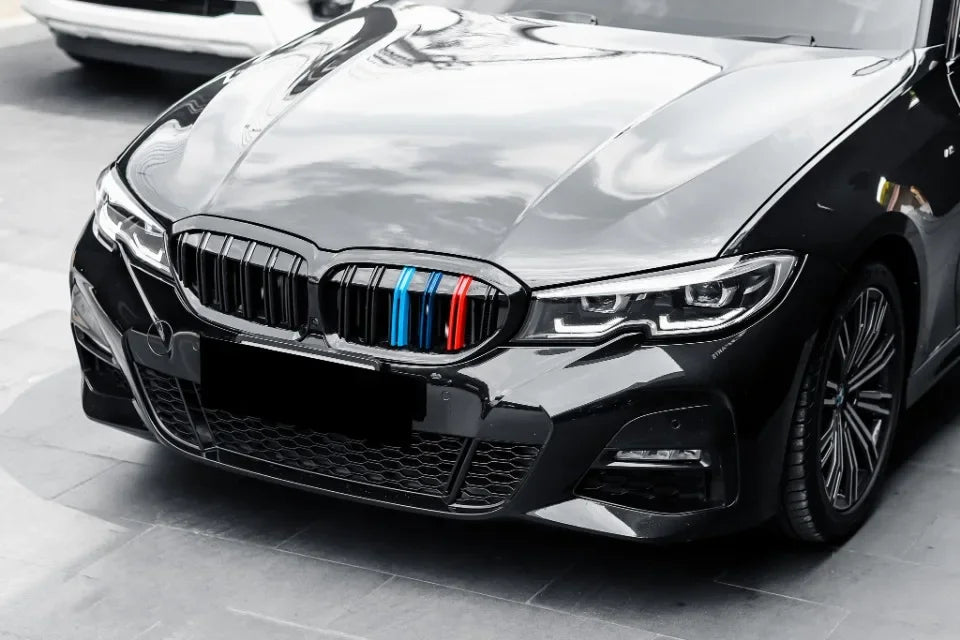 XVIP Front Bumper Kidney Grill Diamonds Style Grille For BMW 3-Series G20 G21 2019-2022 318i 320i 320d 330i 340i 340d M Sport