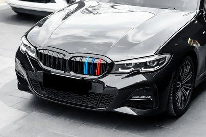 XVIP Front Bumper Kidney Grill Diamonds Style Grille For BMW 3-Series G20 G21 2019-2022 318i 320i 320d 330i 340i 340d M Sport