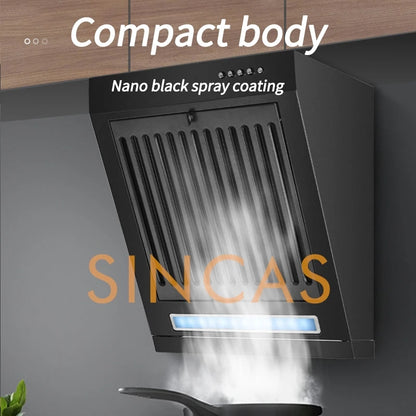 380mm Mini Single-Motor Kitchen Hood Household Rental Room Side Suction Kitchen Ventilator Exhaust Hood Energy Conservation