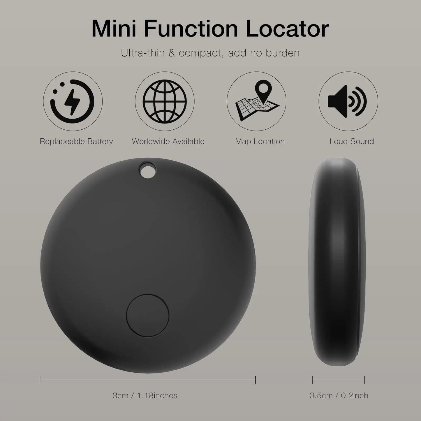 GPS Tracker Find My Device Anti-lost GPS Tracker Strong Car Tracking Anti-Lost Mini Worldwide Smart Key Finder Locator Works