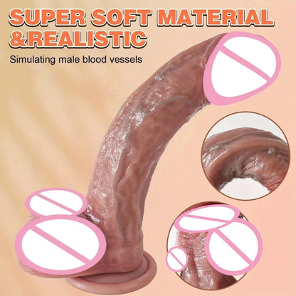 Super Realistic Dildo Waterproof Silicone Penis Adult Sex Toys Anal Vagina Masturbator Dildo with Suction Cup Cock Gode Massager