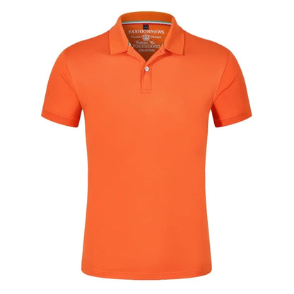 Top Quality Summer Short Sleeve Solid Classic Polo Shirts Custom Printed Design Photo Logo For Business Staff Company Uniform