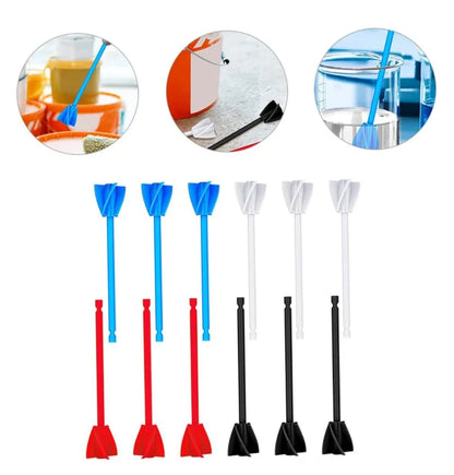 Epoxy Mixer Paint Drill Attachment Paddle Consistency Liquids Resin Head Stirrer Mixer Paint Resin Attachment With Red