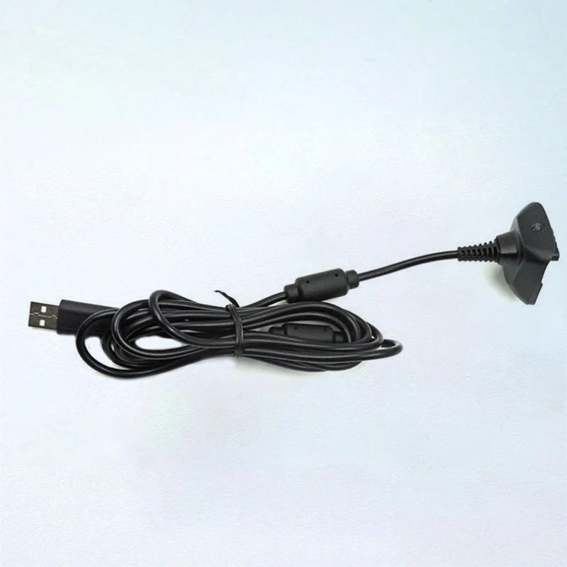 1PC 1.5m USB Charging Cable for Xbox 360 Wireless Game Controller Gamepad Joystick Power Supply Charger Gaming Accessory