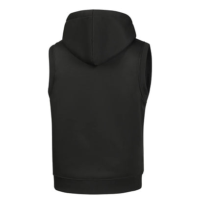 Autumn Winter Men's Lamb Wool Hooded Vest Jacket Men High Quality Vests Brand Fleece Warm Vest Coats Men Thicken Waistcoat Male