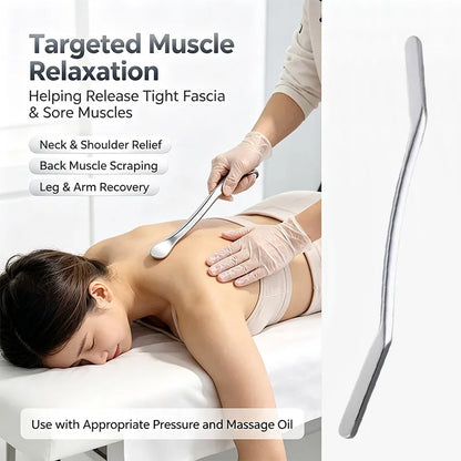 1-2PCS 304 Stainless Steel Gua Sha Scraping Massage Tool Deep Tissue Relax Cellulite Massager Muscle Massage Relaxation AMGJ011