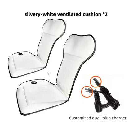 For Tesla model 3 Y ventilation Seat Cushion DC 12V Spacer Car Summer Cool Air Seat Cushion Fast Blowing Ventilation Seat Coolin