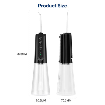INSMART Water Flosser Dental Portable Oral Irrigator Water Flosser Teeth Whitening Waterproof Water Floss 270ML Teeth Cleaner