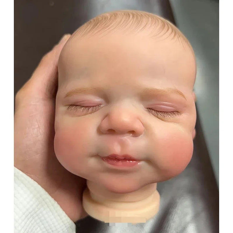 19inch Painted Kit Pascale Reborn Doll Parts Sleeping Baby with 3D Skin Painted Visible Veins Included Cloth Body