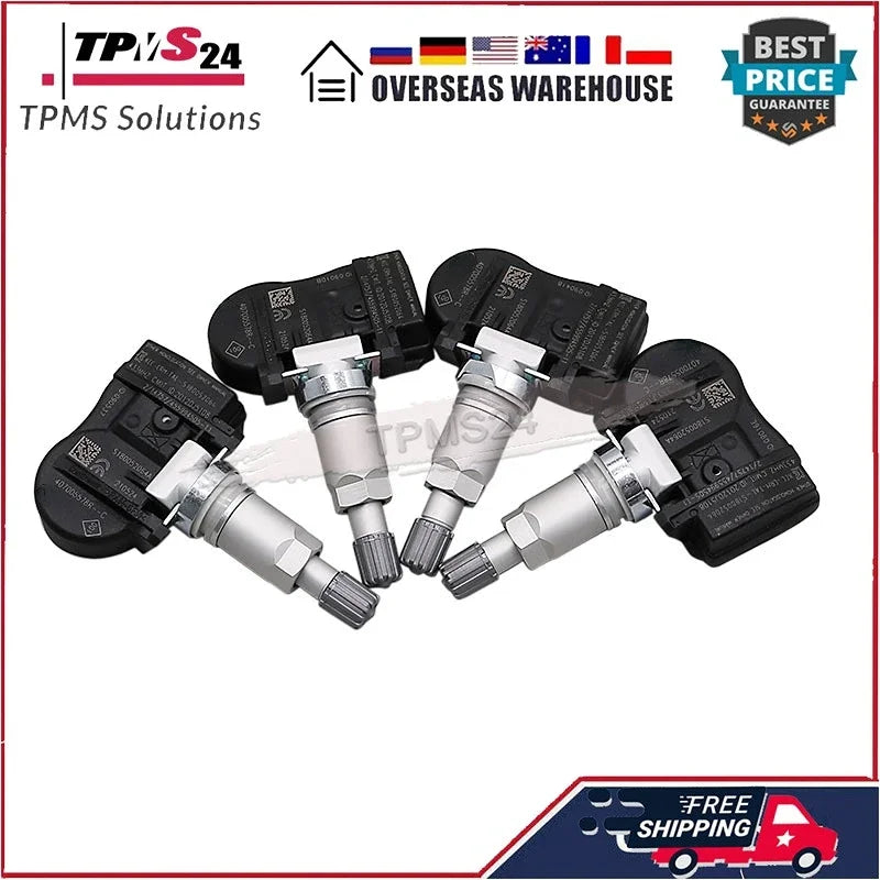 4PCS For Renault Megana Renault Scenic 4Pcs Tire Pressure Sensor TPMS 433MHz 407005578R