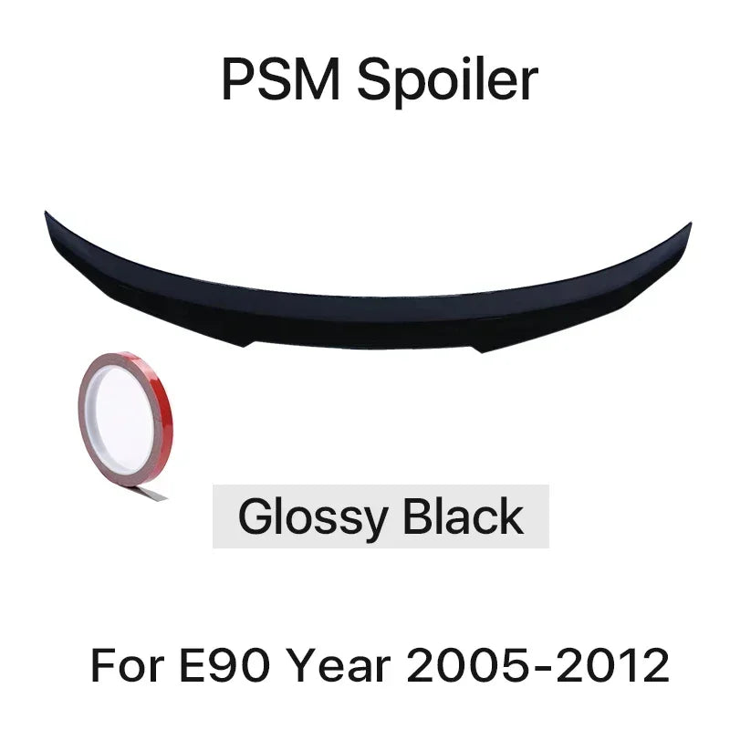 Carbon Fiber Rear Bumper Trunk Spoiler Boot Lid  For BMW 3 Series E90 PSM MP M4 Style Wing Lip 2005-2012  325i 328i 335i 330i