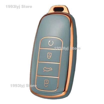 Car Key Holder Keychain For Chery Jaecoo 7 J7 Silicone TPU Case Key