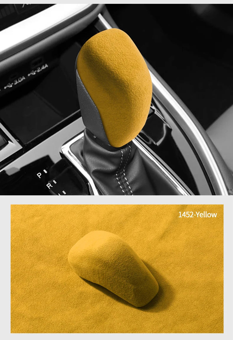 Made of Alcantara For Subaru Impreza WRX 2023 Outback Forester Crosstrek Car Center Console Gear Shift Boot Interior Accessory