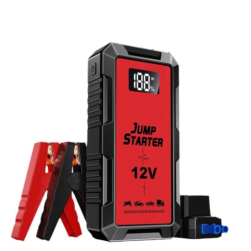 Car Emergency Jump Starter Power Bank 12V 6000A Large Capacity Car Battery Ignition Tool CEUL With Digital Display