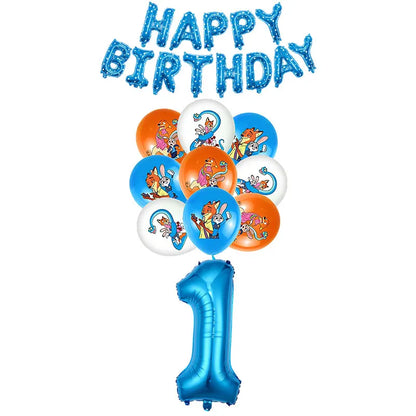NEW Zootopia Party Favor Zootopia 2 Birthday Decoration Judy Nick Gary Party Supplies Zootropolis Coil Notebook Box Bag Card Kid