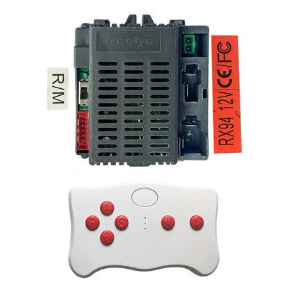 weelye Kids Electric Car Receiver and Remote Control,Ride On Car Controller RX94,RX113.12V Receiver with RM for Power Wheels