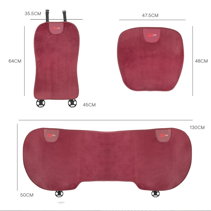 Car Seat Cover Front Rear Cushion Protector Mat Pad For Ford Focus mk2 mk3 Fiesta mk7 Ranger Mondeo mk4 S-MAX Kuga