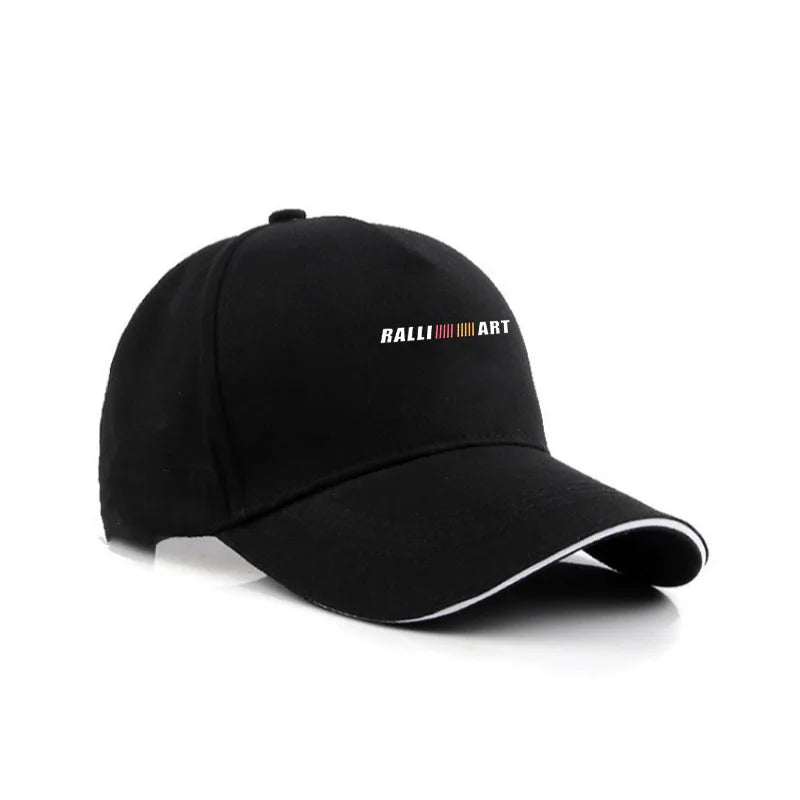 Car Hats Casual Baseball Caps Sunscreen Cotton Ventilate Hat for MITSUBISHI RALLIART Auto Accessories