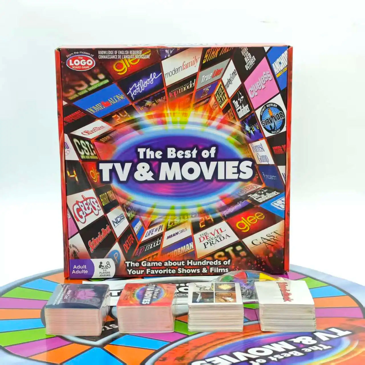 The Best of TV & Movies Film and TV knowledge board game Adult casual party quiz card game