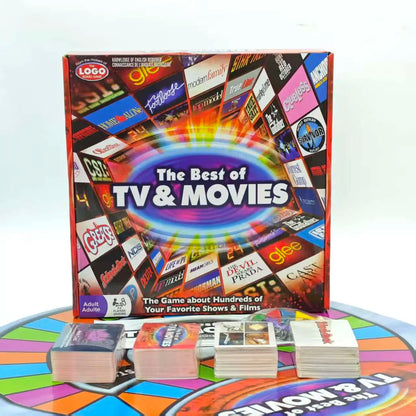 The Best of TV & Movies Film and TV knowledge board game Adult casual party quiz card game