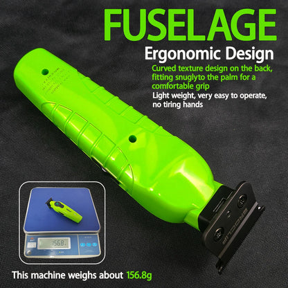 New 2026 BRDCLIP FA1T Green Professional Hair Trimmer Barber Carving Gradient Finish Machine Electric Clipper with Charger Stand