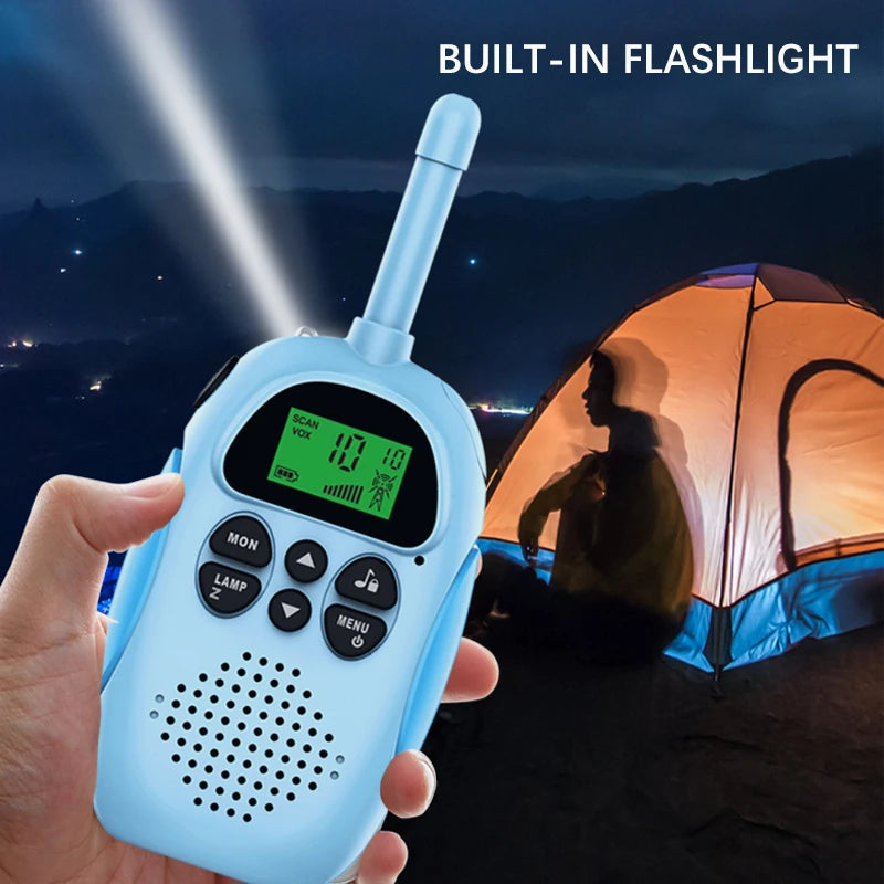 2PCS Wireless Handheld Walkie Talkie Outdoor Parent-child Intercom Machine Kids Talkie Walkie Toys Educational Toys Gifts