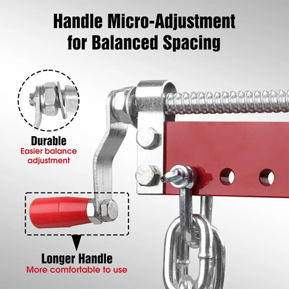 Engine Leveler Balancer 900kg Load Shop Crane Hoist Chain Lift  Loading Leveller