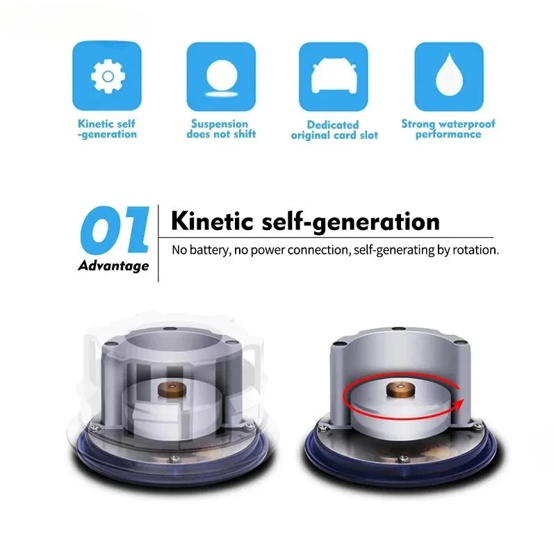 4pcs Magnetic Floating LED Wheel Hub Light Self Generating Center Cap Car Atmosphere Decorative Lamp Auto Wheel Accessories