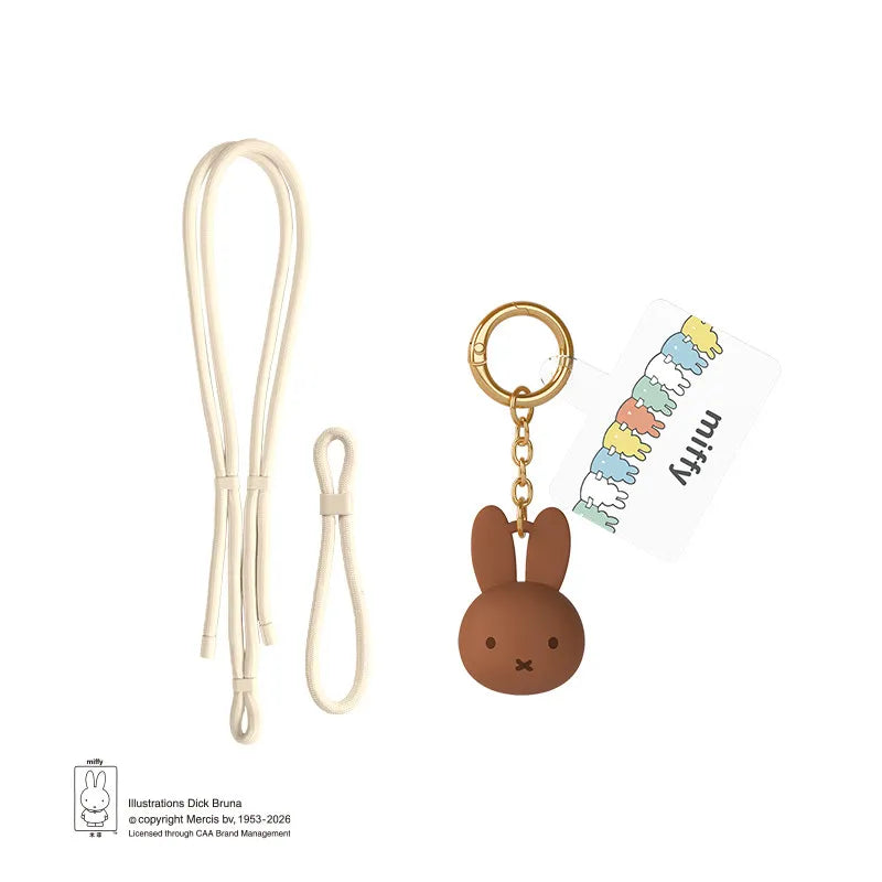 Miffy Phone Lanyard Mascot Charm Cute Rabbit Keychain Bag Accessory Gifts Toy Model Anime Figures Collect Ornaments