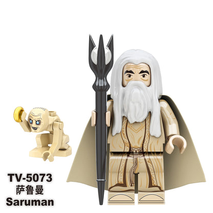 Mini Lord Rings Action Figures Building Block Ringwraiths Orcs Legion Elf King Princ Knight Dwarf Wizard Movie Characters Bricks
