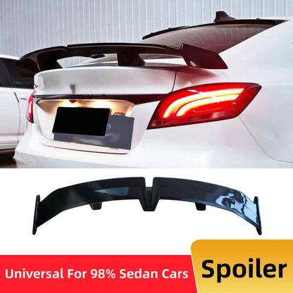 Rear Wing Trunk Spoiler Universal Sedan Cars Fit Mostly Vehicle Boot Lip Deflector Tuning Accessories Modification PRO Body Kit