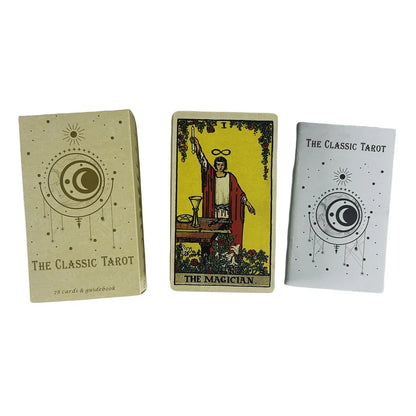1/3/5 Pcs The Classic Tarot Cards Deck For Easy Beginners Fate Fortune Telling Party Tabletop Board Game Wholesale