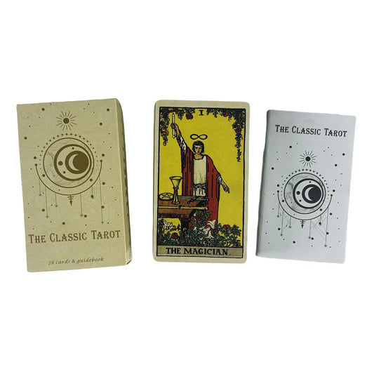 1/3/5 Pcs The Classic Tarot Cards Deck For Easy Beginners Fate Fortune Telling Party Tabletop Board Game Wholesale