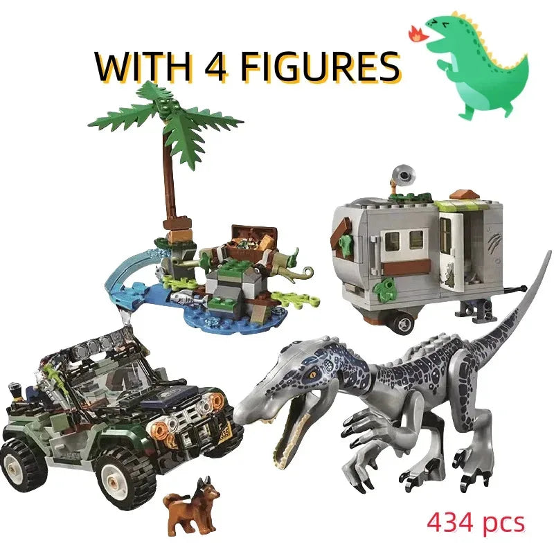 Compatible Sets Dinosaur Series 75935 Baryonyx Face-Off:The Treasure Hunt Building Blocks Model Fit MOC Sets Toys For Kids Gifts