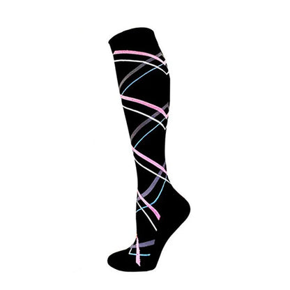 1Pair New Compression Stockings 20-30Mmhg Knee High Sports socks Fit Medical Varicose Veins Pregnant  Edema Diabetes Circulation