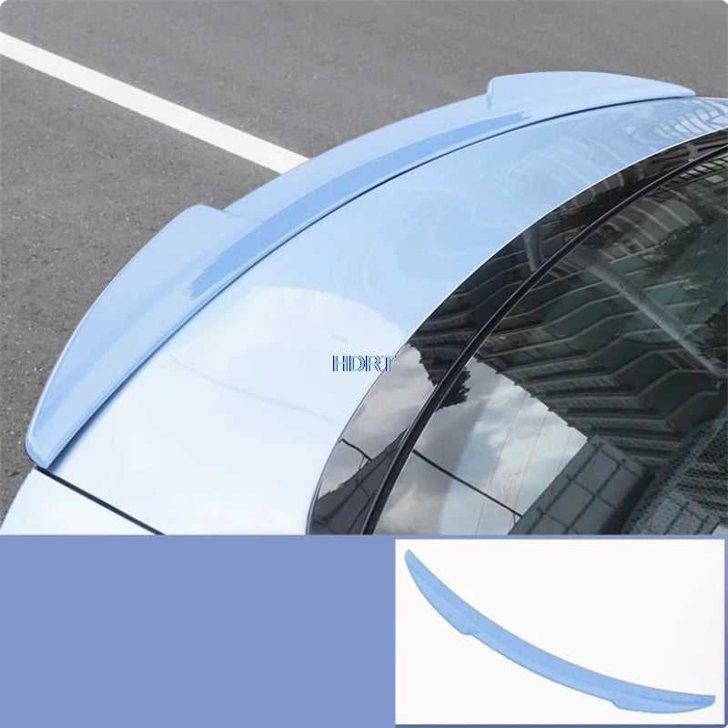 For BYD Seal EV 2022 + Car Styling Fixed Wind Pressure Tail Wing Cover Rear Trunk Roof Spoiler Sport Surround Plate Accessories