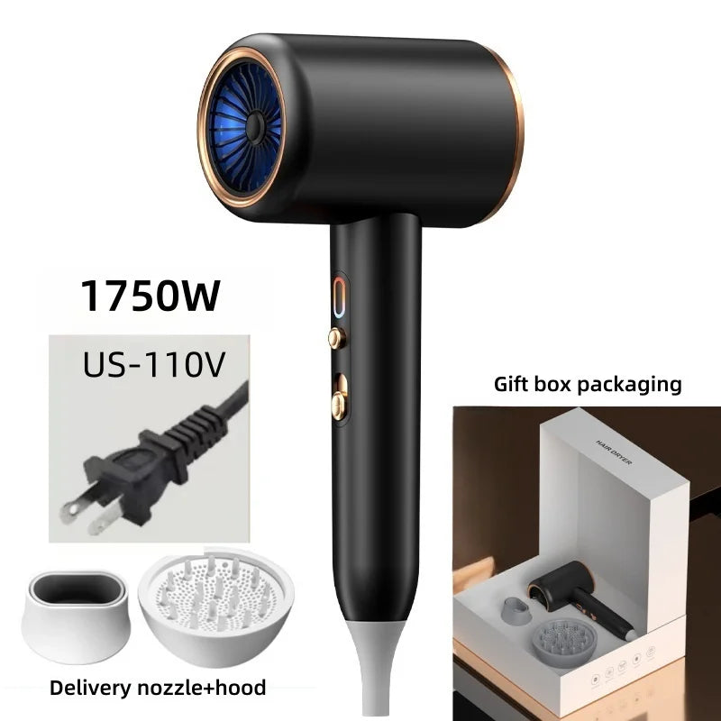 Dedicated Hair Salon/Household High-Speed Hair Dryer 2400w High-Power Fast Drying Bass Negative Ion Hair Dryer