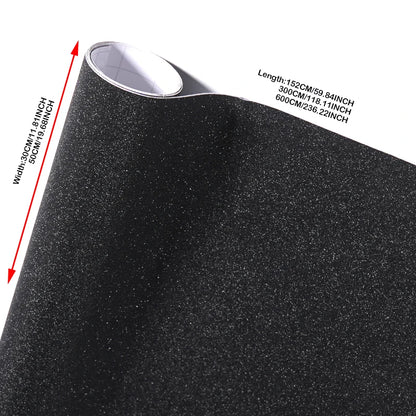 PVC 30/50CM Car Black Flash Film Vinyl Stickers Waterproof Self-adhesive DIY Decorative Stickers Auto Parts For Audi a3/q7/a4