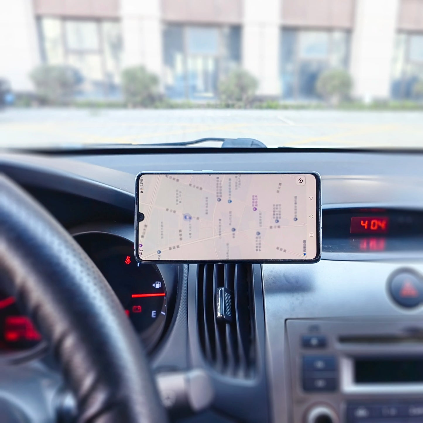 For KIA EV5 2024 2025 Car Phone Holder Screen Fixed Base Magnetic Car Mobile Phone Wireless Charging Stand Rotatable MagSafe