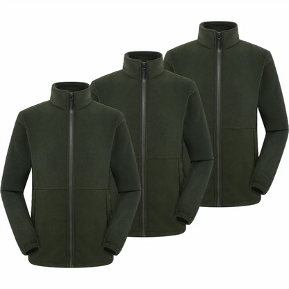 3-piece Winter Fleece Hiking Jacket For Men And Women Suitable For Outdoor Mountaineering Hiking And Camping Custom Printed Logo