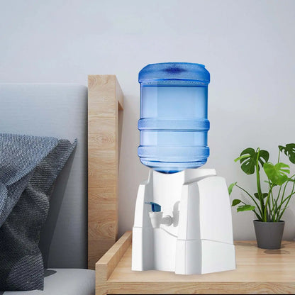 Desktop Water Dispenser Water Bottle Bucket Holder Mini Drinking Fountain Machine for Office Outdoor Kitchens Dinner Home