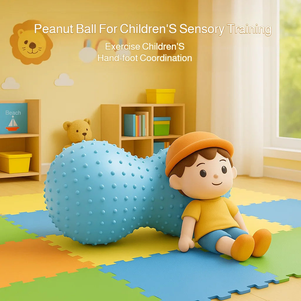 Educational Massage Peanut Balls, Thickened for Children's Sensory Integration Training, Infant Early Education