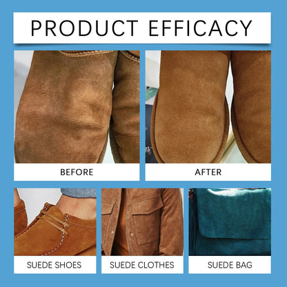 Suede Leather Cleaner Suitable For Cleaning Dirt Knitted Boots Leather Canvas Gentle Cleaning & Care Suede Material Cleaning Kit