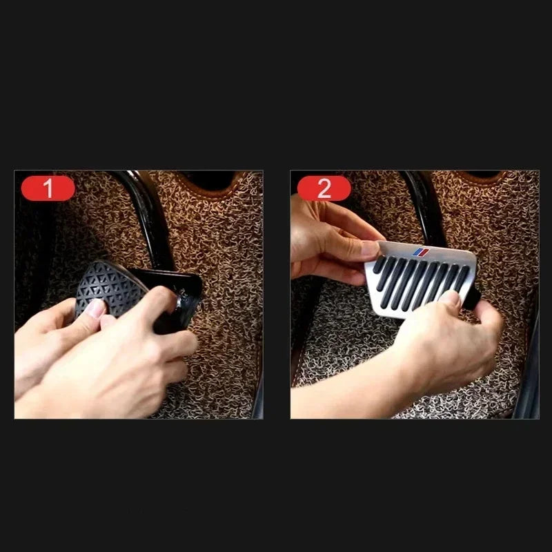 Automotive Accelerator and Brake Pedal Covers Suitable for BMW 5 series E60 F30 G60F18 G30 G38 E63 E64