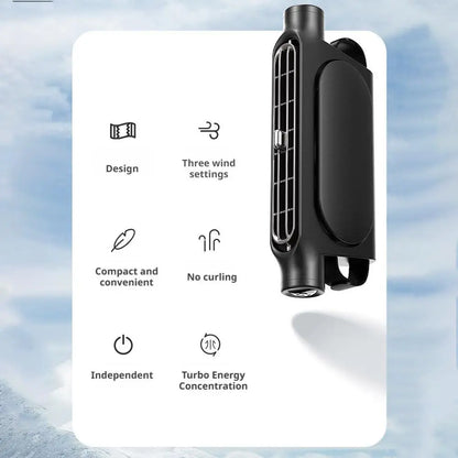 Car Seat Fan USB Charging High Power Backrest Pillow Car Fan Auto Summer Supplies Cooling